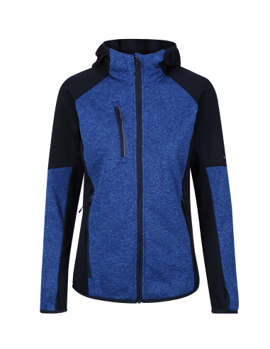REG-TRF621-WOMEN'S X-PRO COLDSPRING II HYBRID PERFORMANCE STRETCH HOODED FLEECE JACKET